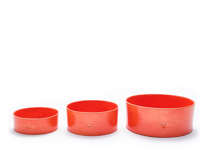 du2-red-ceramic-dog-bowl-set